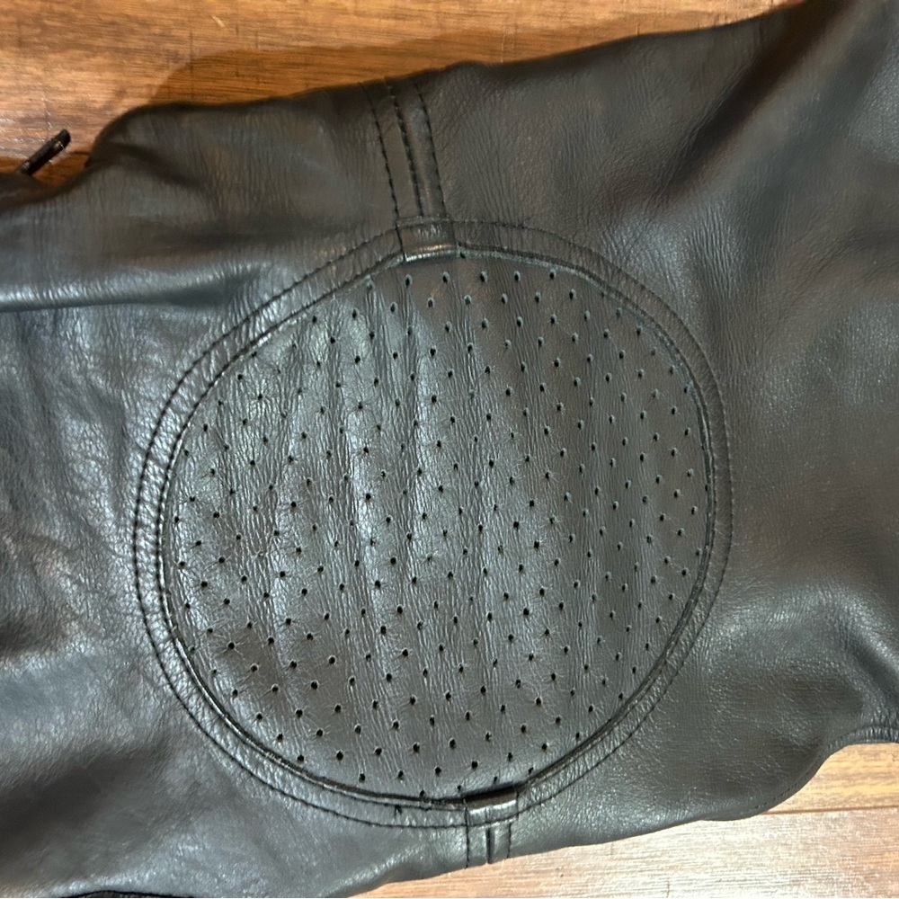 Fieldsheer men XL Black Leather insulated racing Motorcycle Pants - Picture 7 of 11